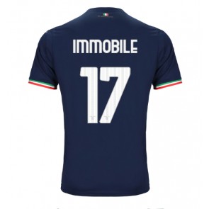 Lazio Ciro Immobile #17 Udebanetrøje 2023-24 Kort ærmer